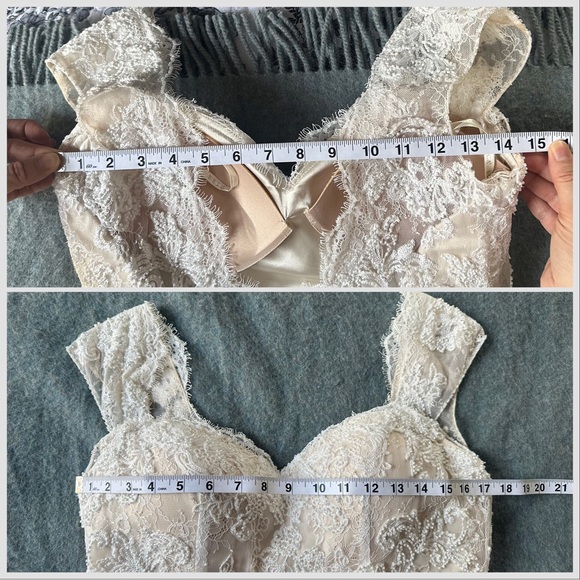 Casablanca fit and flare, sweetheart neckline, wedding dress (style 2215) - Picture 11 of 16